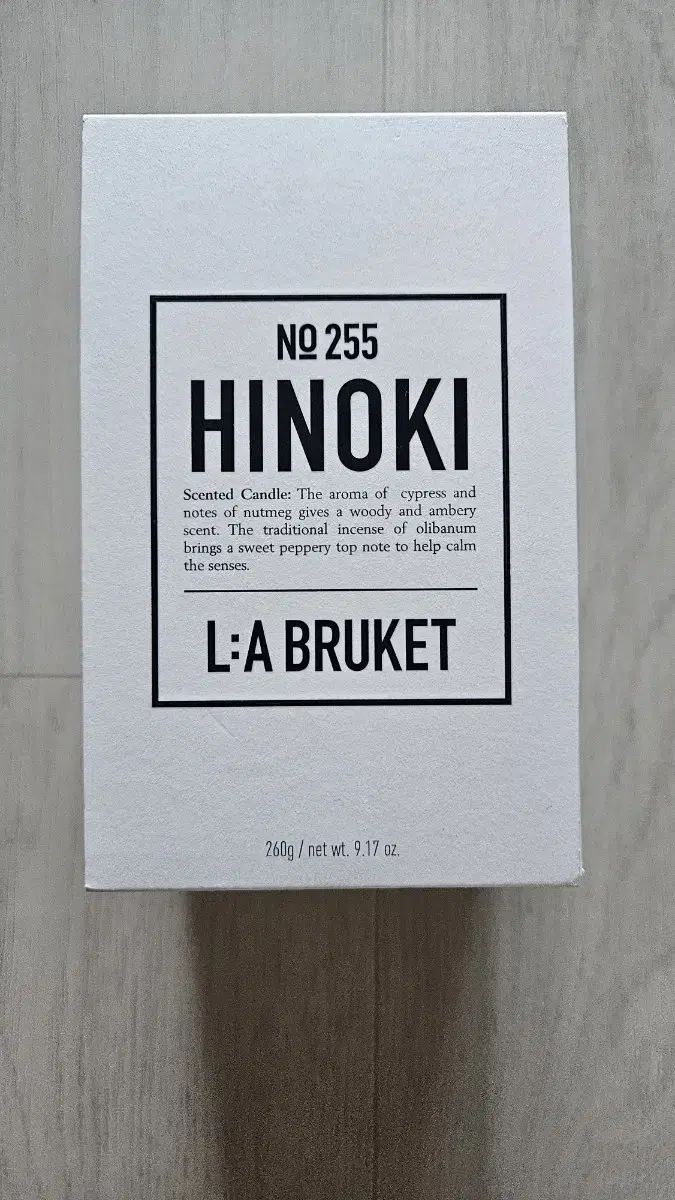 HINOKI 라부르켓 캔들